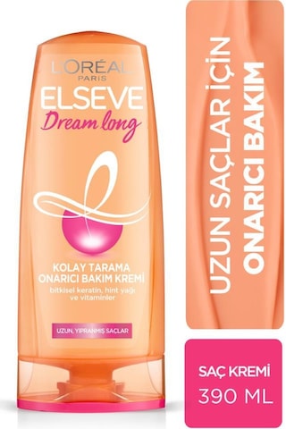 Elseve Dream Long Onarıcı Bakım Şampuanı 390 Ml & Kolay Tarama Saç Bakım Kremi 390ml pktdrmlngbkmst-9641