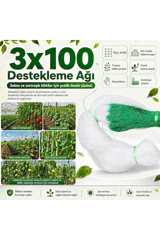 Sunup Sn-38881 Bitki Tırmanma Ağı 3x100 M