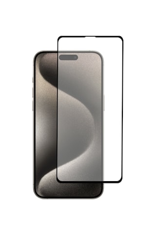 Apple iPhone Uyumlu 15 Pro Max Tam Kaplayan Temperli Ekran Koruyucu Cam