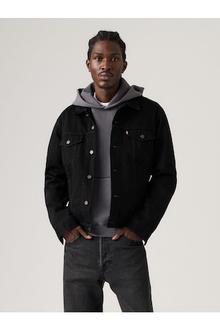Levi's Erkek Siyah Trucker Kot Ceket 72334-0797-13086 Siyah