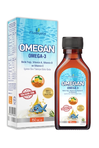 Fitobiyota Omegan Omega-3 Takviye Edici Gıda 150 ML