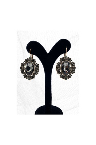 Lacivert Zirkon Taşlı Küpe 14070015