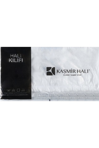 Kaşmir Halı Koruyucu Halı Kılıfı 160x230 Cm Siyah