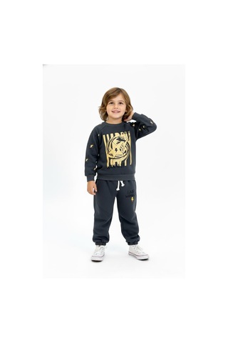 I Just Wanna Be Baskılı 2li Takım Bordo