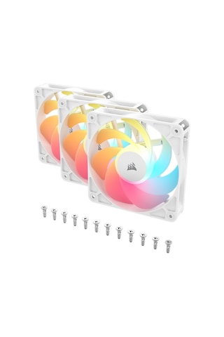 Corsaır Rs Serisi Rs120 Reverse Argb Beyaz 120mm Pwm 3'lü Fan Kiti-co-9050197-ww
