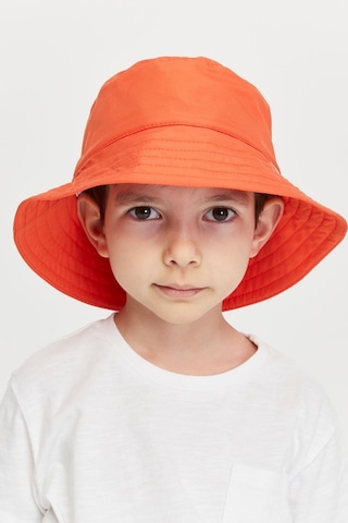 Benitto Kids Erkek Çocuk Desenli Bucket Şapka 7006-turuncu