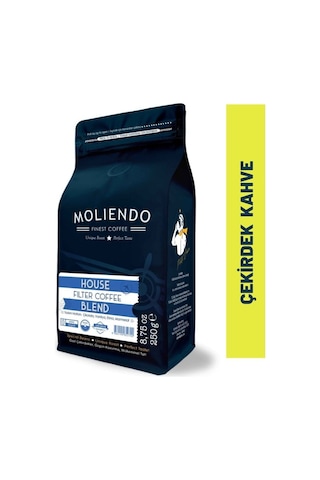 Moliendo Finest Coffee House Blend Çekirdek Filtre Kahve 250 G