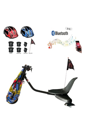 Citymate Drift Car Elektrikli Kaykay Bluetooth Dirift Kar Hoverboard Scooter Koruma Ekipmanı Hediye