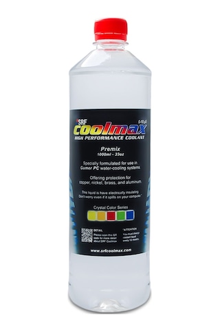 Srf Coolmax Bilgisayar Soğutma Sıvısı 1000ML Kristal Transpar