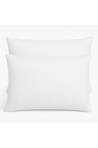 Ev Ve Otel Kullanımına Uygun Fermuarlı Beyaz Yastık Astarı 10'lu Paket 50x70 Cm Beyaz