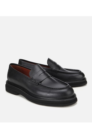 Hotiç Erkek Deri Siyah Yumuşak Dokulu Kalın Tabanlı Klasik Loafer 02ayh312160a100 02ayh312160a100 Siyah