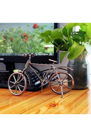 Cajuart Dekoratif Vintage Metal Bisiklet Ev Ofis Biblo Dekor Hediye 1 Adet