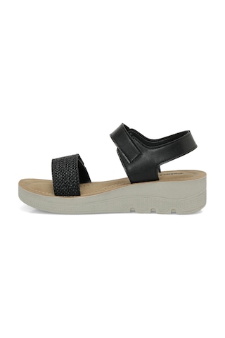 Polaris 409105.z Siyah Kadın Comfort Sandalet 409105.z6fx 000000000102252287