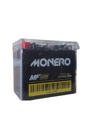 Monero 12v 12amper Ytx Bs Motosiklet Akü Ebatlar: 150 X 86 X 31mm