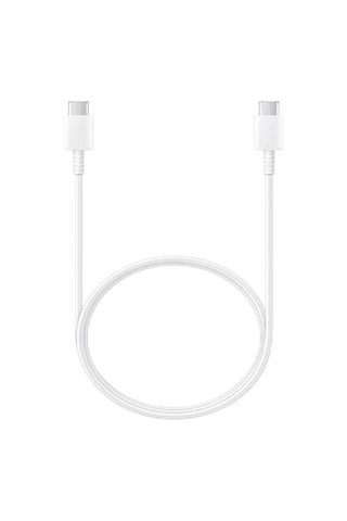 Samsung Uyumlu Ep-dn980 Usb-c To Usb-c 3a 25w Hızlı Şarj Ve Data Kablosu 1 Metre Beyaz