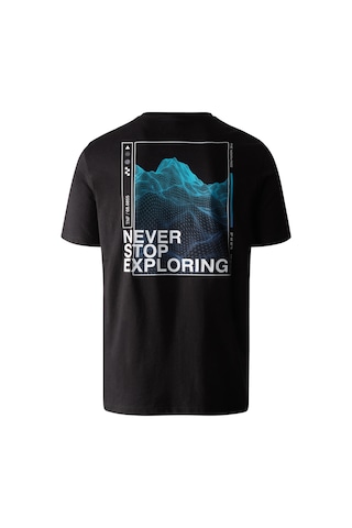 The North Face M Foundation Graphic Tee S/s - Eu Erkek T-shirt-28117-siyah Siyah