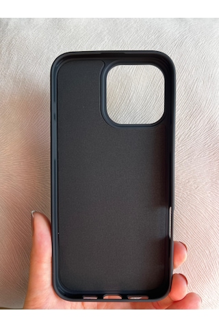 Apple Uyumlu iPhone 16 Pro Logolu İçi Kadife Silikon Lansman Kılıf