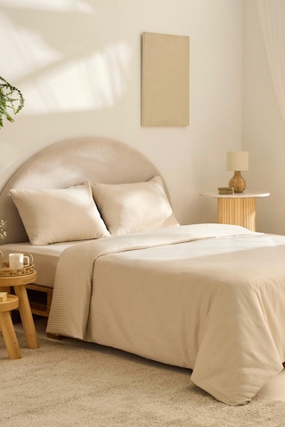 Kaşmir Home Sofia Çift Kişilik Nevresim Takımı Bej Bej