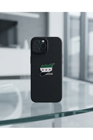 Suriye Haritası İçinde Bayrağı Ve Özgürlüğü Tarihi Telefon Sticker Premium Kalite Arka Süs A300143 Diğer