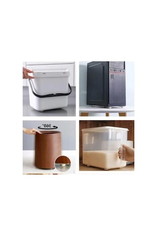 Mini Yapışkanlı Eşya Kaydırma Aparatı - 4'lü Set