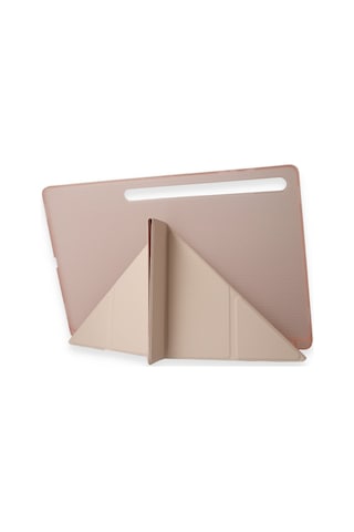 Hemengo Samsung Galaxy Uyumlu Tab A9 Kılıf Kalemlikli Mars Tablet Kılıfı - Rose Gold Hmngobzs