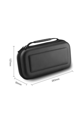 Dianziye Nintendo Switch İçin Siyah Eva Nylon Taşıma Çantası - Oyun Konsolu Ve Aksesuarları İçin Sağlam Saklama Çözümü