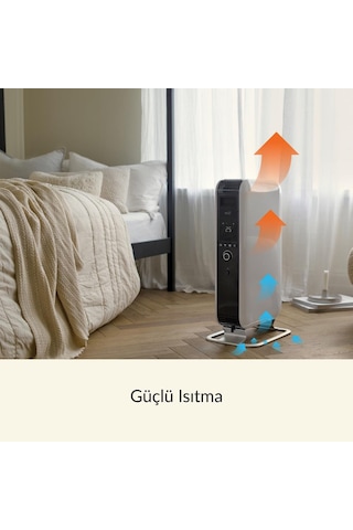 Mill Elektrikli Taşınabilir Yağlı Radyatör Isıtıcı Wifi Bağlantılı