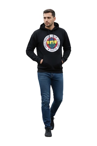 Fenerium Fenerbahçe Orijinal Lisanslı Fb Logolu Lacivert Kapüşonlu Sweat Uv Kutu Hediyeli Lacivert - Sarı