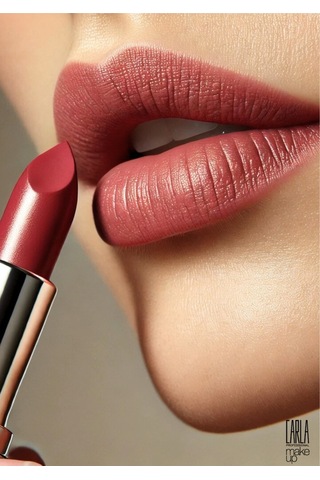 Carla Professional Make Up Ruj Lipstick Açık Kahve 142 Koyu Nar Çiçeği