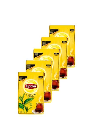 Lipton Yellow Label Siyah Dökme Çay 5 x 1 KG