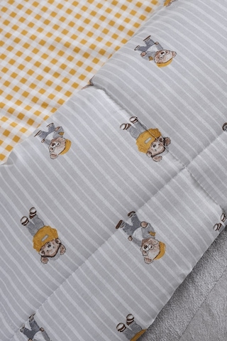 Teddy Next Comforter Set Tek Kişilik Pembe - Gri