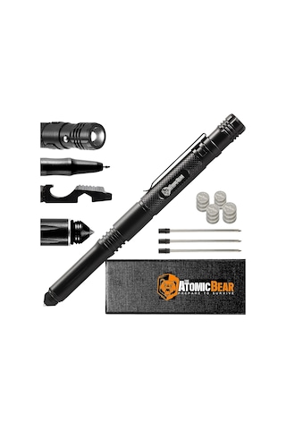 Atomic Bear Taktik Kalem Çok Amaçlı Tükenmez Kalem