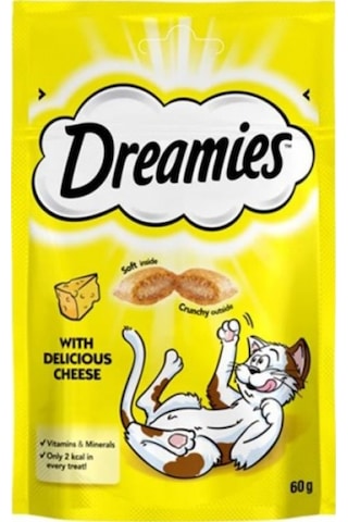 Dreamies Peynirli Kedi Ödül Bisküvisi 3 x 60 G