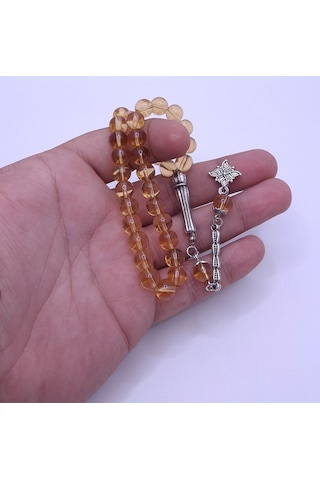 Han Ticarethane Turuncu Renk Cam Tesbih