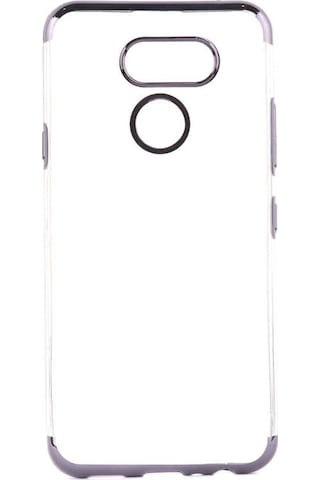 LG Uyumlu K40S Kılıf Zore Dört Köşeli Lazer Silikon Kılıf