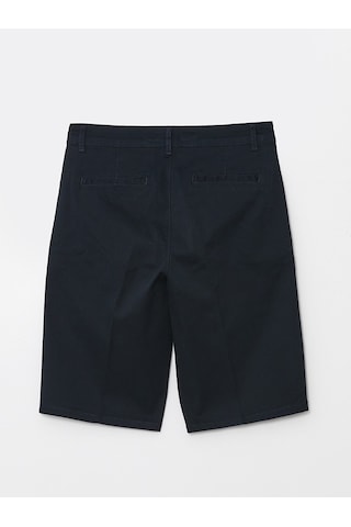 Lcwaıkıkı Classic Lacivert Rahat Kalıp Gabardin Erkek Bermuda Şort
