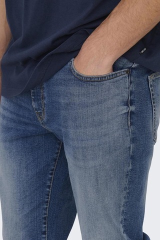 Only & Sons Onsloom Slım One Mbd 6466 Azg Dnm Vd 22026466 Mavi Renkli Çok Renkli