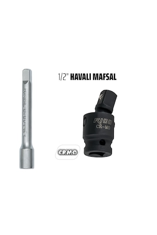 1/2 300mm Lokma Uzatma Ara Kol 1/2 Havalı Sarhoş Mafsal