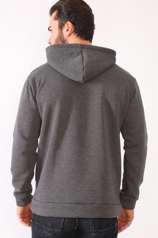 1044 Dewberry Erkek Sweatshırt-antrasit Antrasit