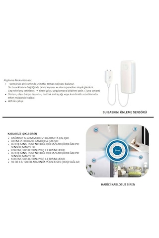 Obiem Akıllı Güvenlik Pet Destekli Alarm Sistemleri + Iç Ve Dış Mekân Ptz Hd Kamera - Ev Ve Iş Yeri Standart Plus