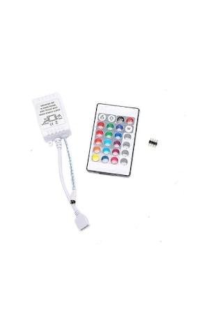 Led Rgb Kontrol Cihazı 24 Tuşlu Ir Uzaktan Kumanda Dc12v Dimmer Kontrol Kutusu Led Şerit Işığı İçin. Diğer
