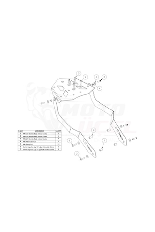 Hero X Pulse 200 Çanta Demiri