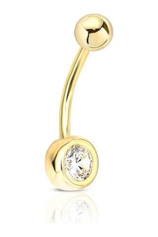 Lilarote Altın Göbek Piercing