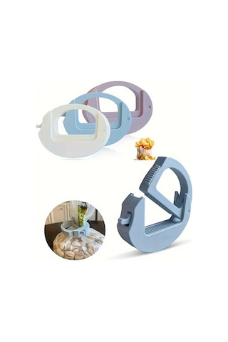 Trendooze Gaojunshop01 Mavi Saklama Klipsi Sızdırmaz Pastel Yarı Daire Klips Dayanıklı