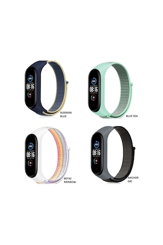 Xiaomi Mi Band 7 Band 6 Ve 5 Uyumlu Kordon Hasır Kordon