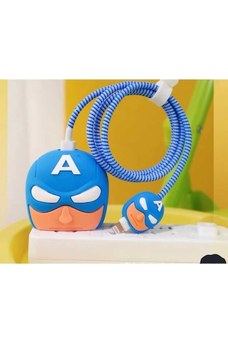 Iphone 18w/20w Uyumlu Şarj Kablosu Ucu Ve Şarj Başlığı Kılıfı Dondurma