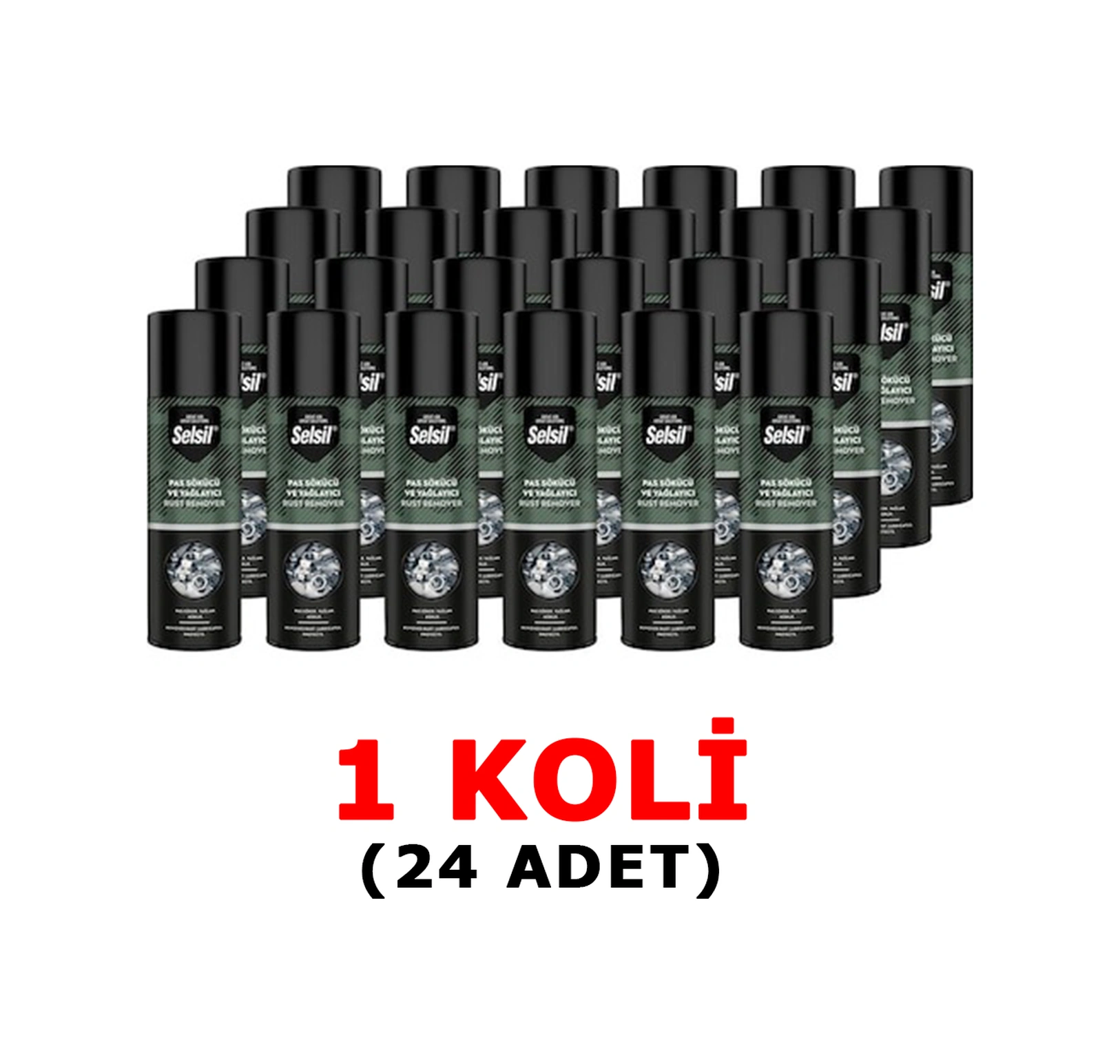 Selsil Pas Sökücü ve Yağlayıcı Sprey 400 ML x 24 Adet