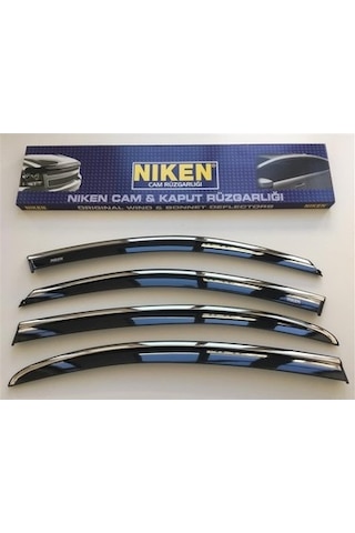 Niken Vw Jetta 2011- Kromlu Cam Rüzgarlığı 4 Lü