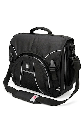 Ful - Union Briefcase Siyah Gündelik Evrak Laptop Omuz El Çantası
