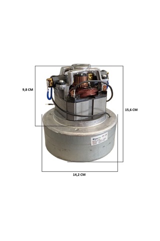 Elektrikli İle Uyumlu Süpürge Motoru Srv62 Metal Flanşlı 1200 W